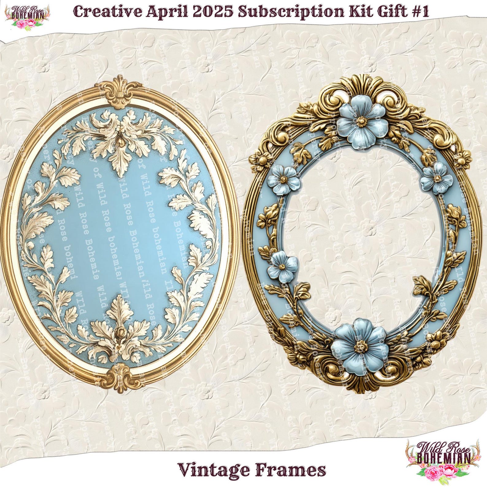 Vintage Rococo Frame Frames Vintage Rococo : Printable Ornate Frames, Victorian Scrapbooking ...
