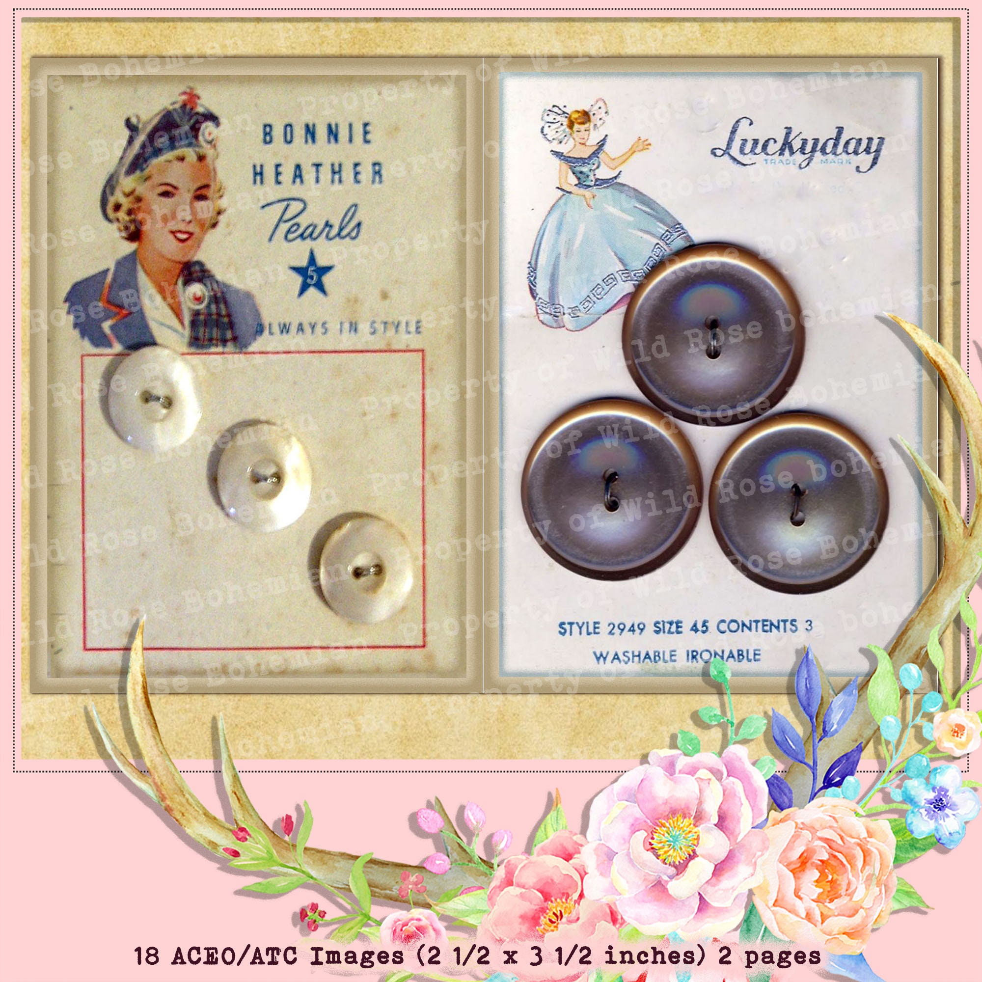 Vintage Sewing Ephemera Sewing Junk Journal Ephemera Sewing Etsy