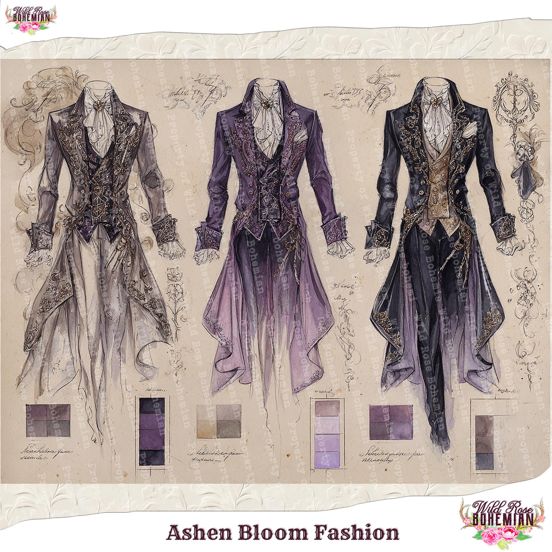 Fashion Drawings Journal Pages Victorian Archivest Pages