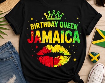 Birthday Crew Jamaica Trip 2026-2027 , Tropical Lips Bday Party Digital Design for Women and Girls, Birthday Vacation Cut File