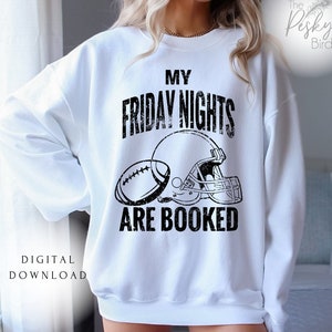 DIGITAL DOWNLOAD - Friday Night Lights - Football PNG, Football Printable, Football Shirt, Cheer Mom, Friday Night Lights, Friday Night png
