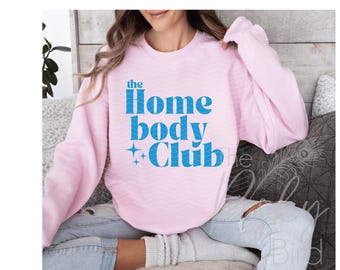 Homebody Club SVG PNG