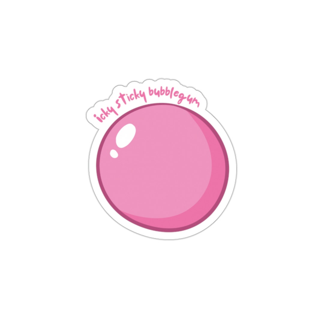 Ms Rachel Icky Sticky Bubblegum 100 Percent Waterproof Vinyl Sticker Etsy