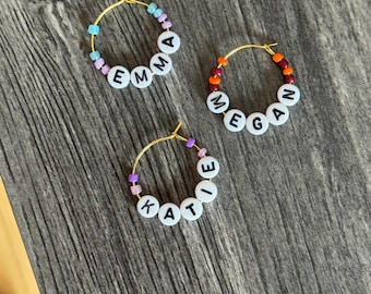 Custom Wine Charms - Personalized with Name