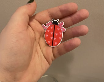 Love Bug Valentine's Day Sticker