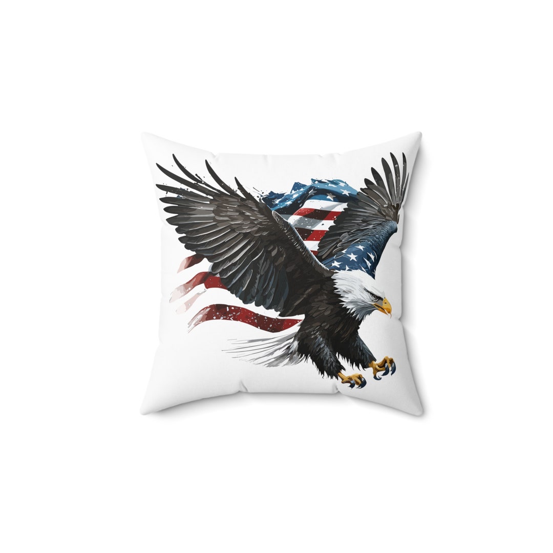 War Eagle Bow Pattern Pillow main image 1