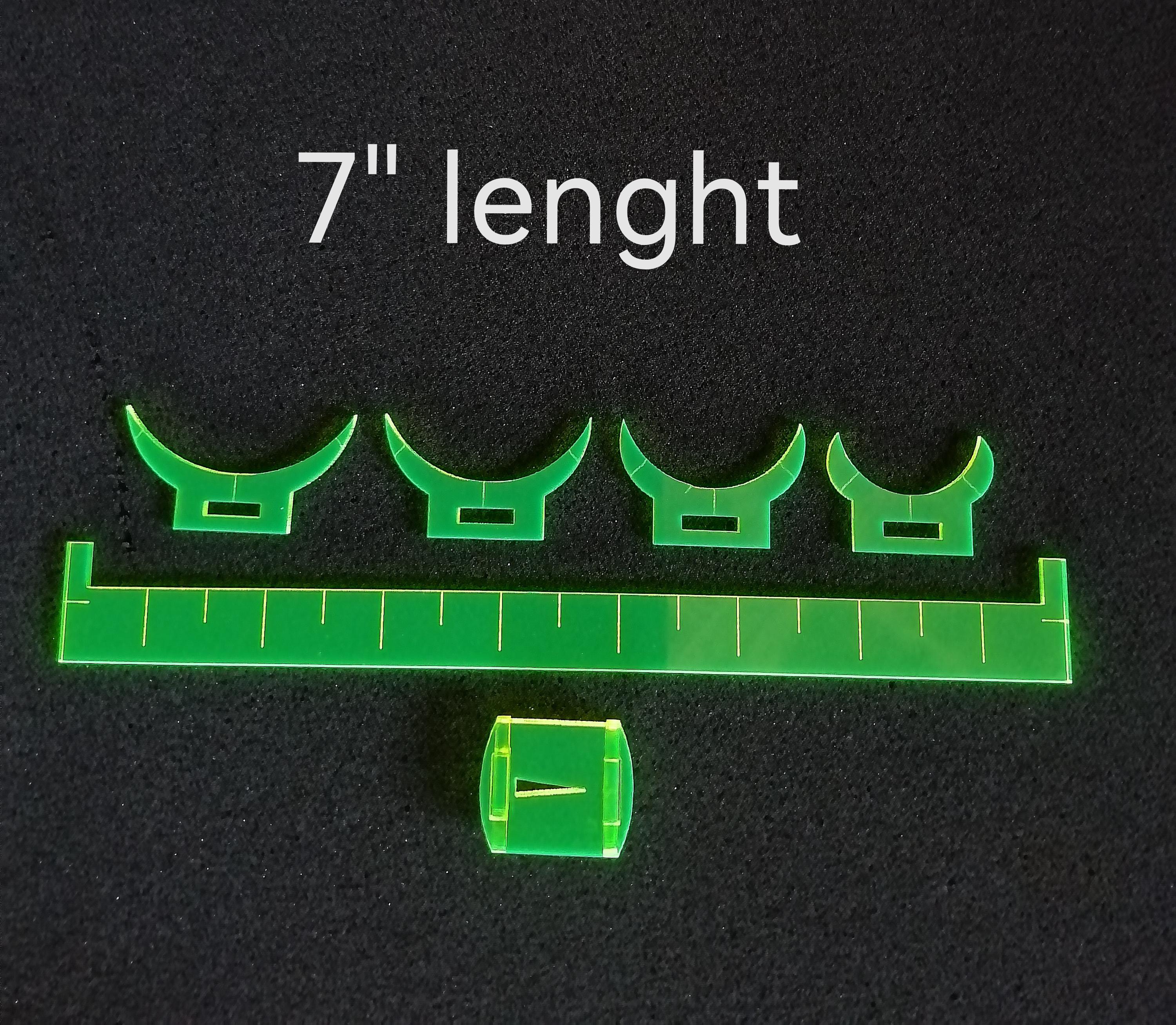 Motion Guide Compatible With Dropfleet Commander. Acrylic Ruler for DFC ...