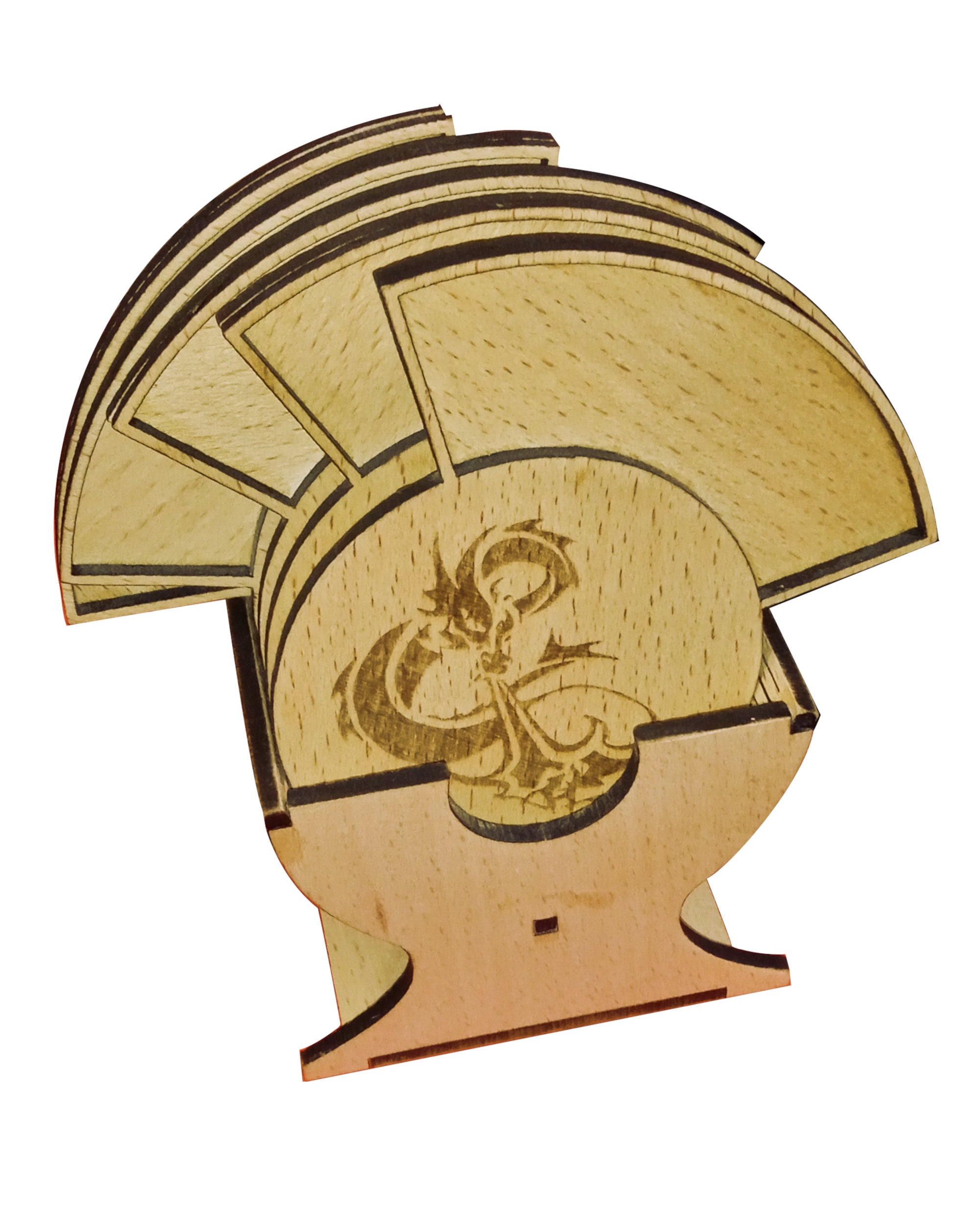 Set Wood Coasters, Custom Dice Tray Coasters, Wood Kit Coasters With