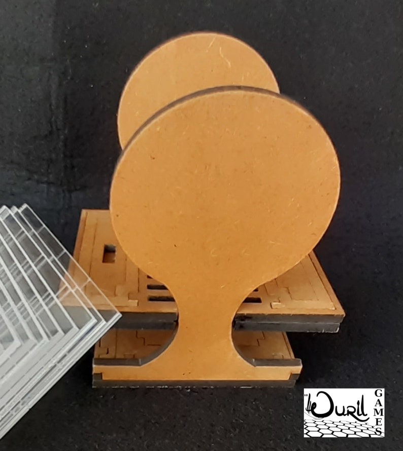 Dungeon Modular Tiles, Acrylic Game Board, 9 Battle Tiles With One Inch Dry Erase Grid, Modular