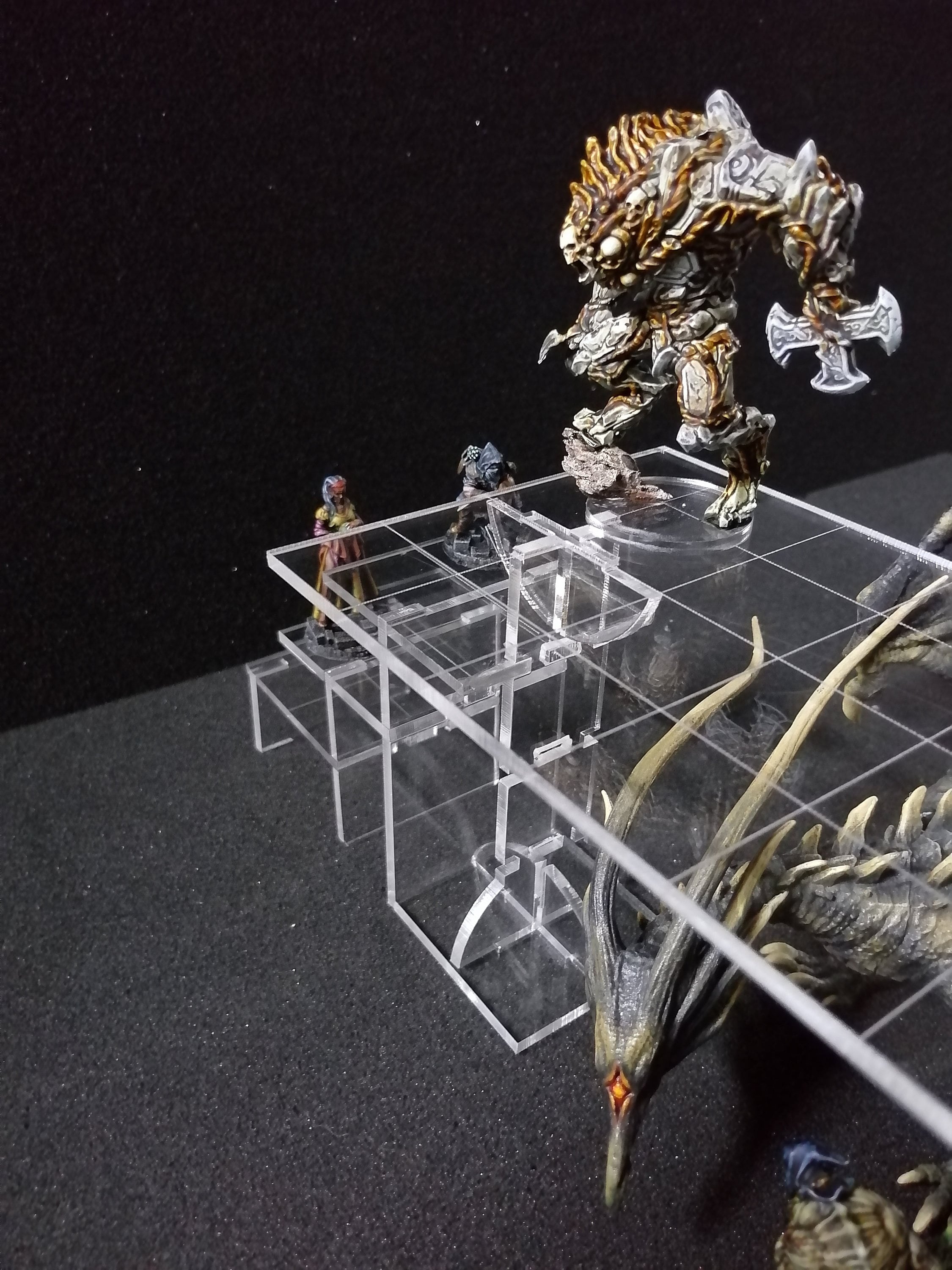 Jeux De Societe Lixusia Combat Risers - Adjustable Miniature Stands For ...