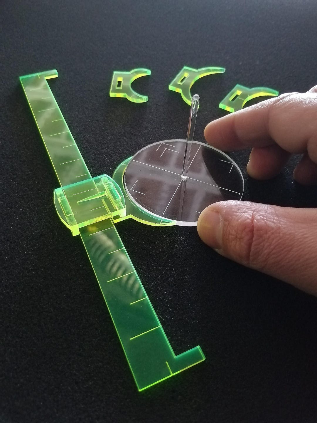Motion Guide Compatible With Dropfleet Commander. Acrylic Ruler for DFC ...