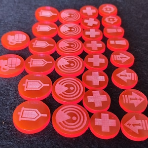 Kill Team tokens, kit tokens kill team, conjunto kill team tokens