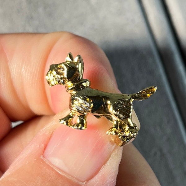 Tiny Dog Pin, Dog Pin, Dog Brooch, Vintage Dog Pin, Vintage Dog Brooch