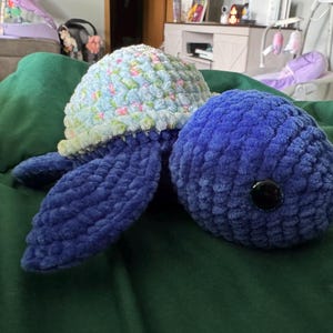 Medium Crochet Turtle Plushie