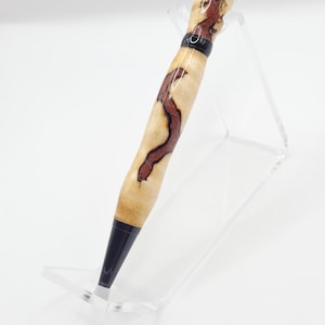 Lightning pen with custom inlay