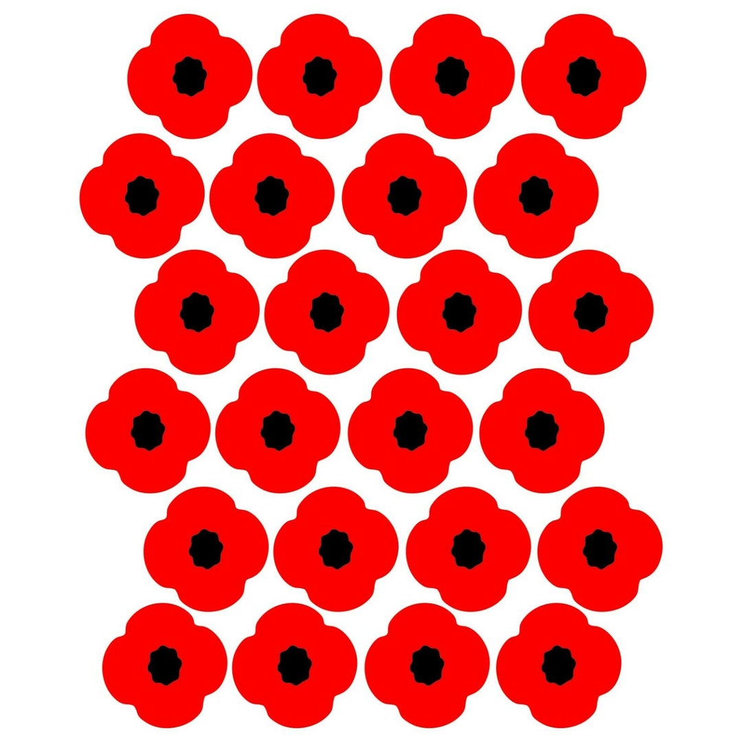 Poppy Sticker Remembrance Day Window Car Laptop Cup Decal Wall Vinyl Home Decor Etsy UK