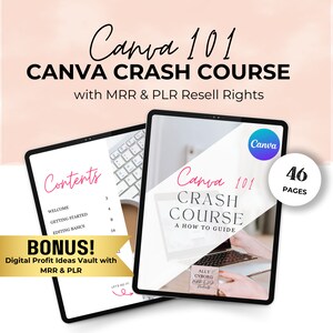 canva 101 canva crash course done-for-you guide how to use canva digital product ideas master resell rights mrr and private label rights canva guide dfy, done for you, guide and ebook passive profit roadmap to riches, simply passive make money online