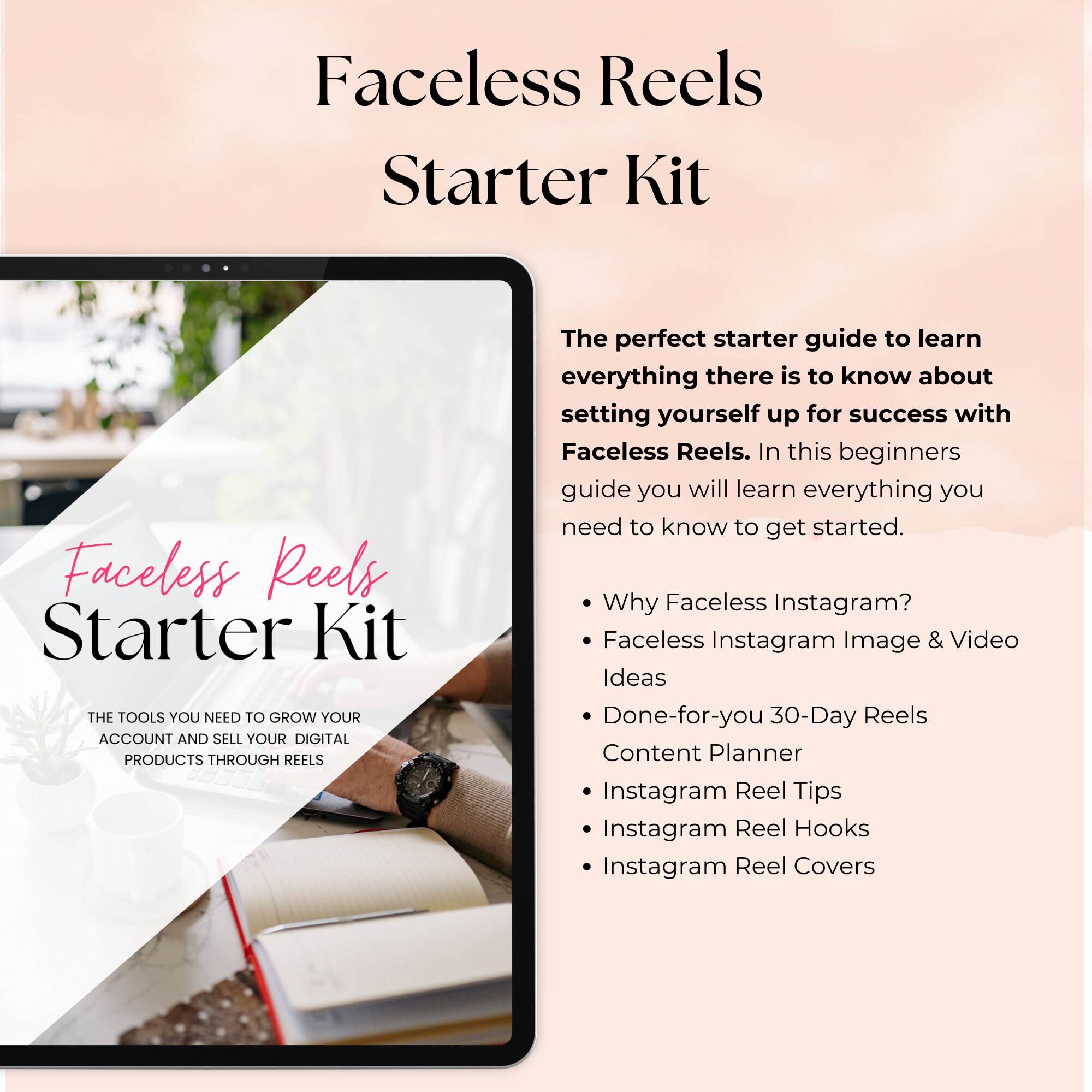Faceless Digital Marketing Guide BUNDLE With Master Resell Rights MRR ...