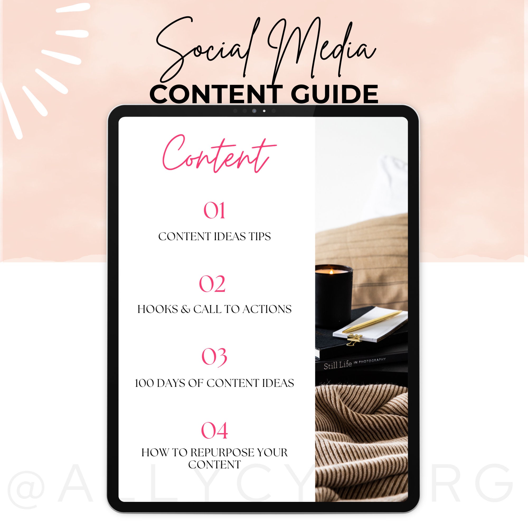 Social Media Content Guide With Master Resell Rights MRR & Private ...