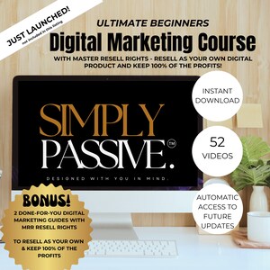 Faceless Digital Marketing Guide BUNDLE With Master Resell Rights MRR ...