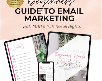 Beginners Guide To Email Marketing Guide w/ Master Resell Rights MRR & Private Label Rights PLR Done-For-You Digital Marketing Guide