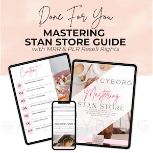 Mastering Stan Store Guide w Master Wiederverkaufsrechte MRR Privatmarkenrechte PLR DFY Digitales Produkt für Sie eBook zum Weiterverkauf von Bleimagnet