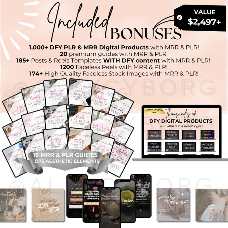 master resell rights mrr plr digital products mrr plr template products to sell passive income etsy how to sell on etsy dfy canva templates done for you canva templates private label rights plr mrr bundle plr digital download mrr product library