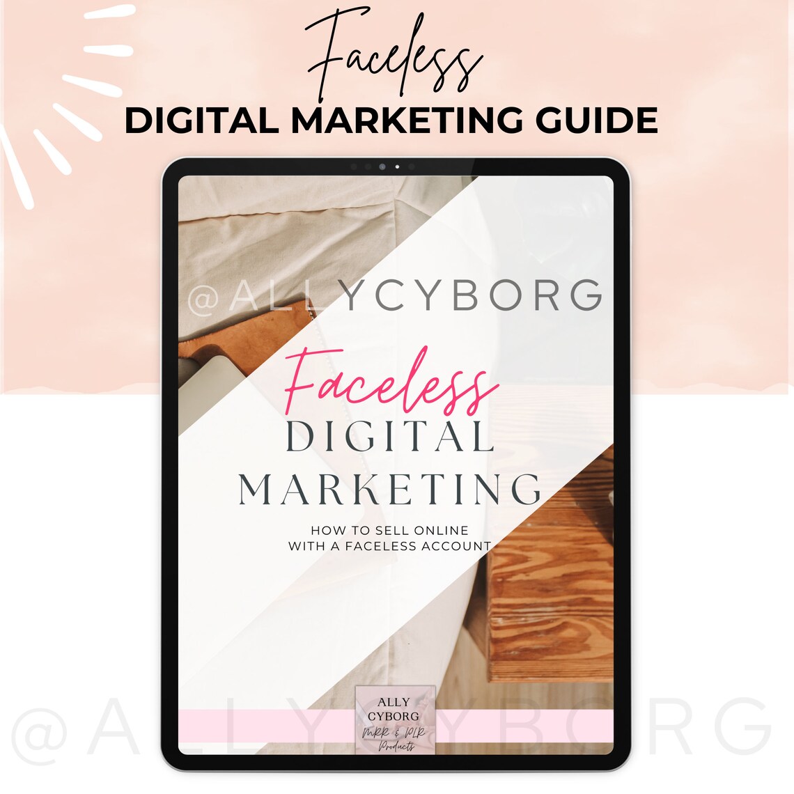 Faceless Digital Marketing Guide With Master Resell Rights MRR and ...