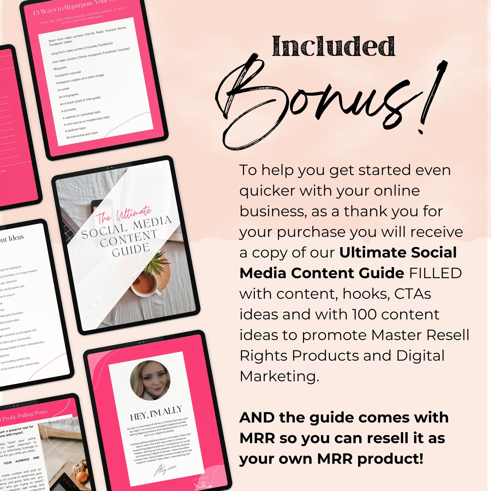 Faceless Digital Marketing Guide BUNDLE With Master Resell Rights MRR ...