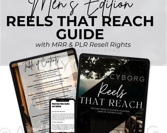 Instagram Reels That Reach Guide with Master Resell Rights MRR & Private Label Rights PLR Done-For-You Instagram Growth Perfect Lead Magnet
