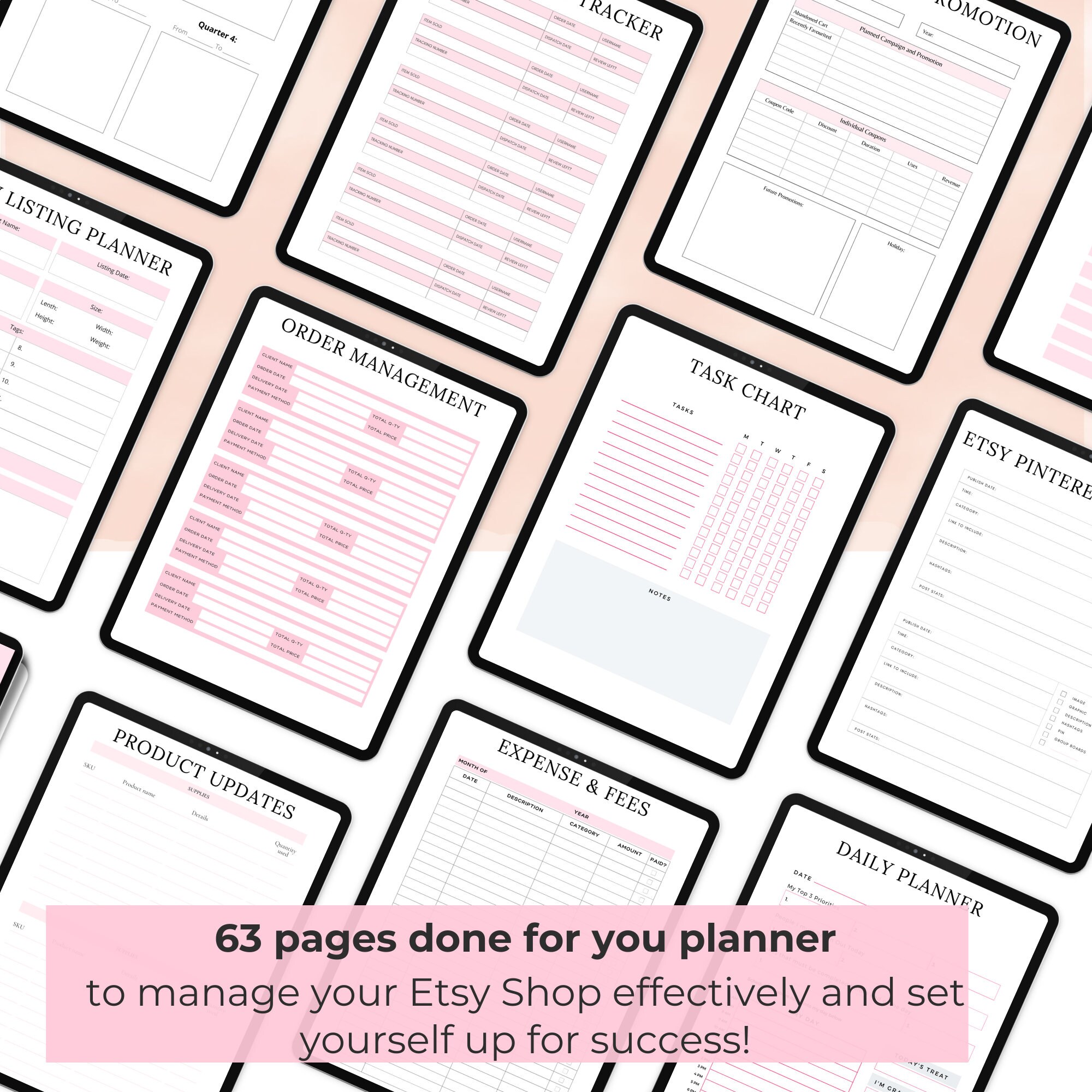 Etsy Shop Planner With Master Resell Rights MRR & Private Label Rights ...