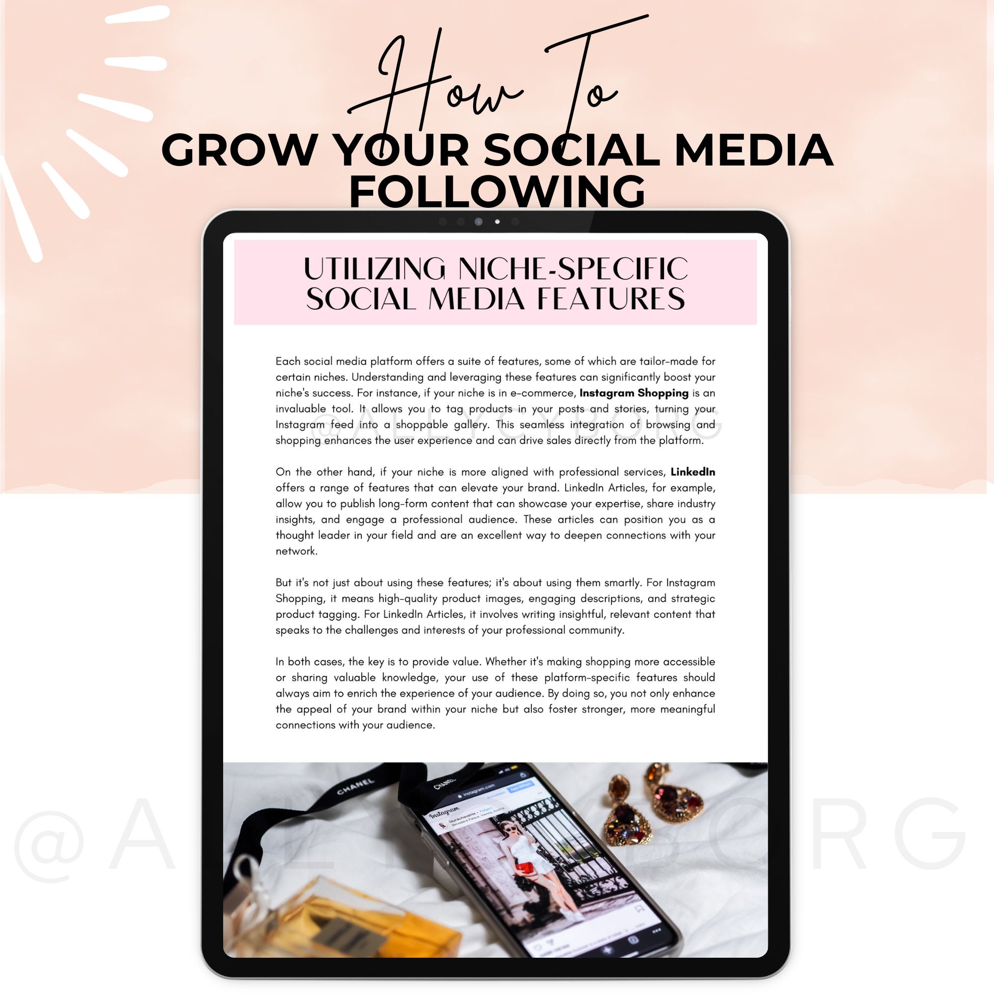 How to Grow Your Social Media Following With Master Resell Rights MRR