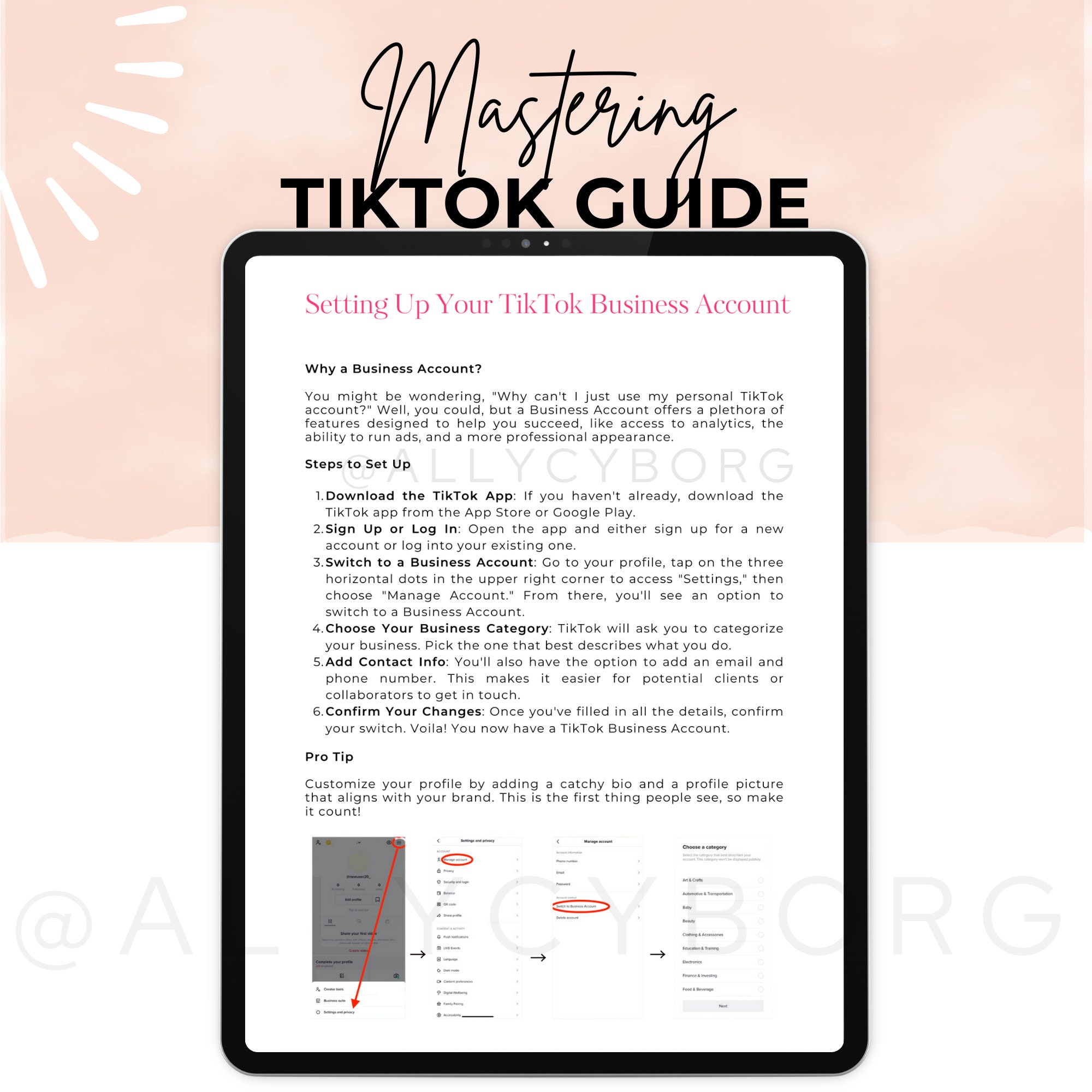 Done for You Tiktok Mastery Guide Digital Marketing Guide With Master ...