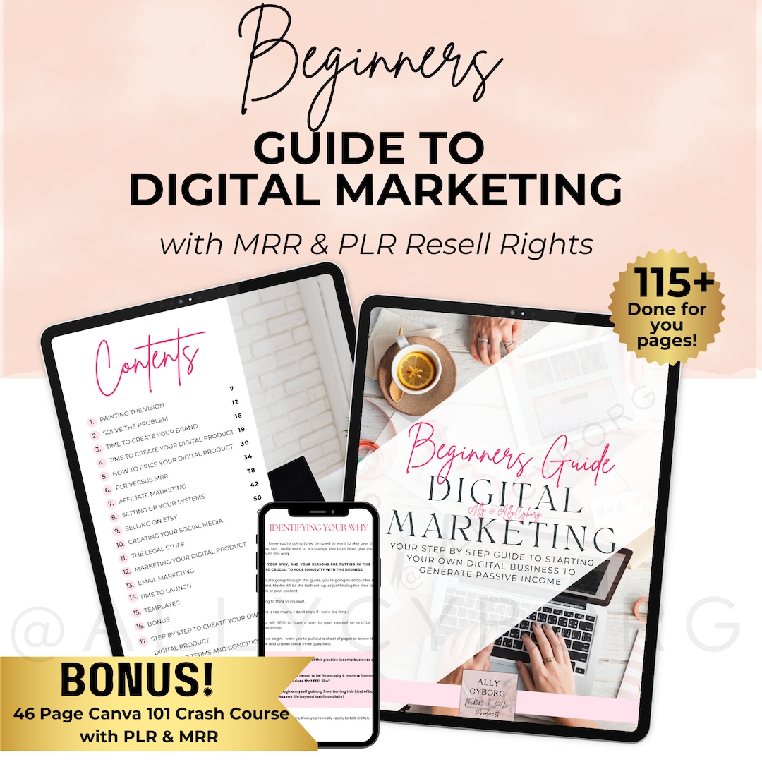 Done for You Digital Marketing Guide W/ Master Resell Rights MRR ...