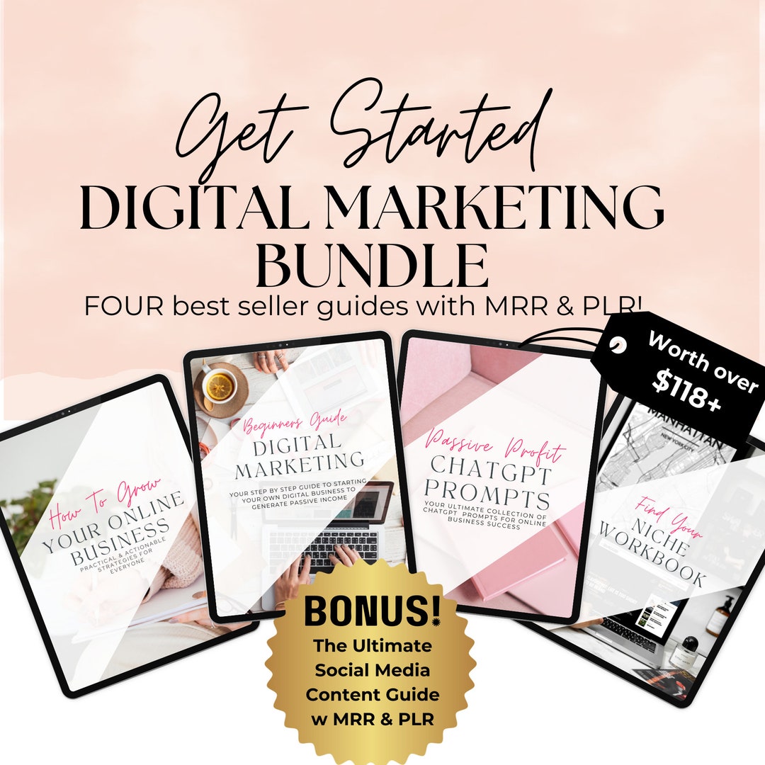 Get Started Digital Marketing Guide Bundle With Master Resell Rights ...