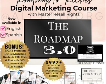 Roadmap To Riches Version 3.0 w/ Master Resell Rights MRR Done-For-You Marketing Course Passive Income & Passive Profit DFY Funnel Included!