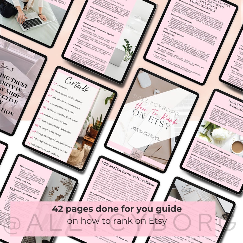 how to sell on etsy guide, ranking on etsy best sellers. pinterest guide for passive profit passive income make money online. Etsy ebook with master resell rights mrr private label rights plr. done-for-you digital product to resell financial freedom