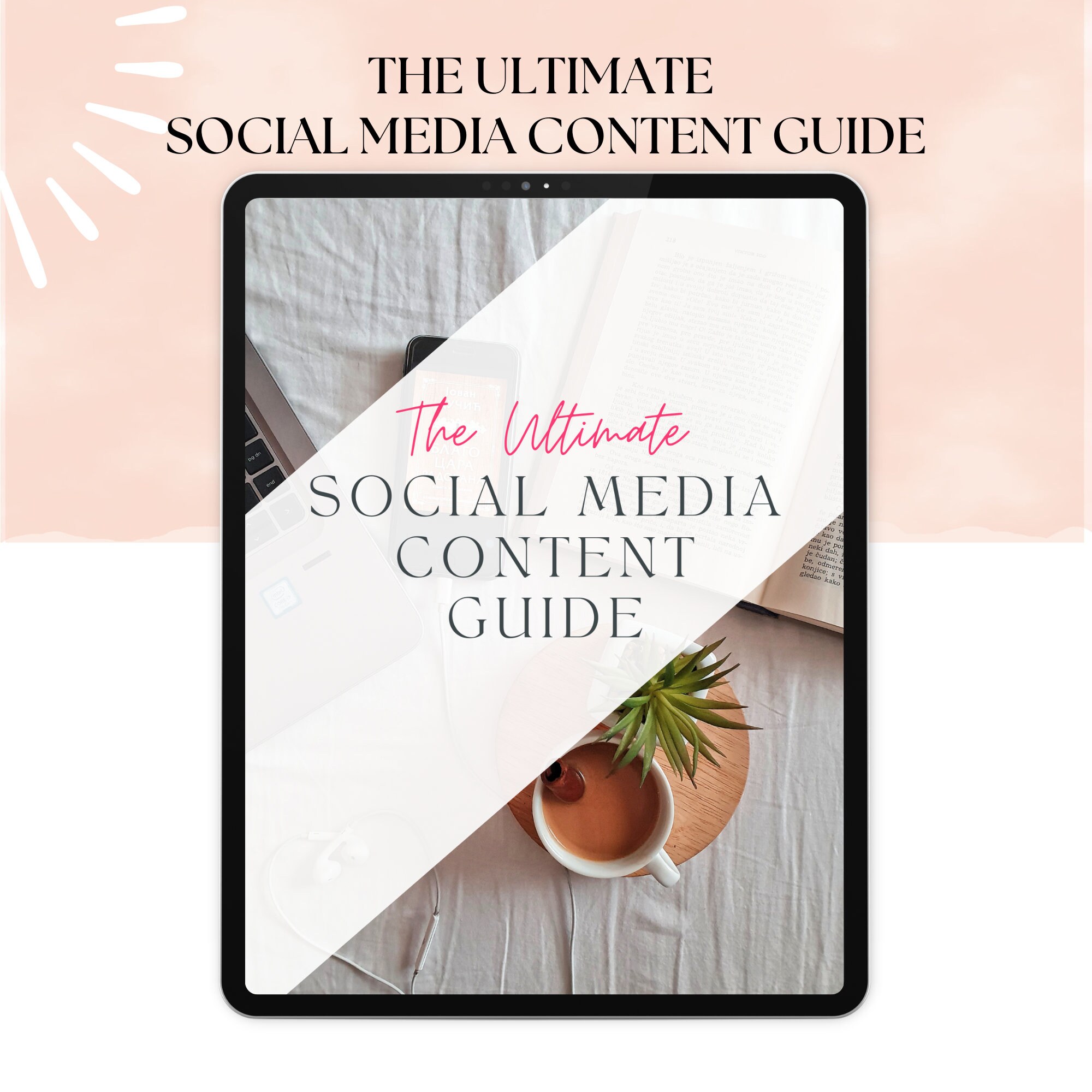 Social Media Content Guide W/ Master Resell Rights MRR & Private Label ...