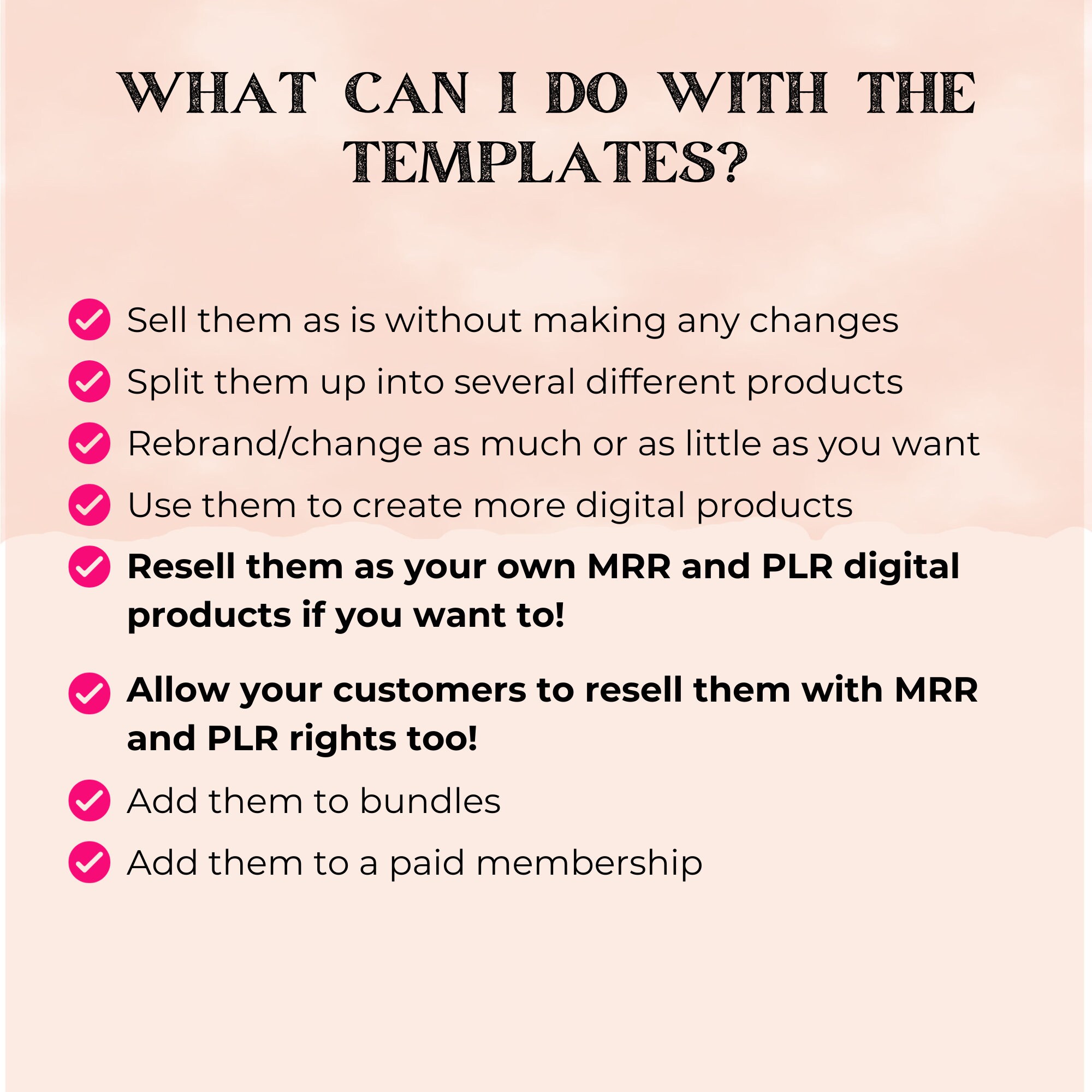 PLR & MRR Budget Spreadsheets Bundle for Google Sheets Master Resell ...