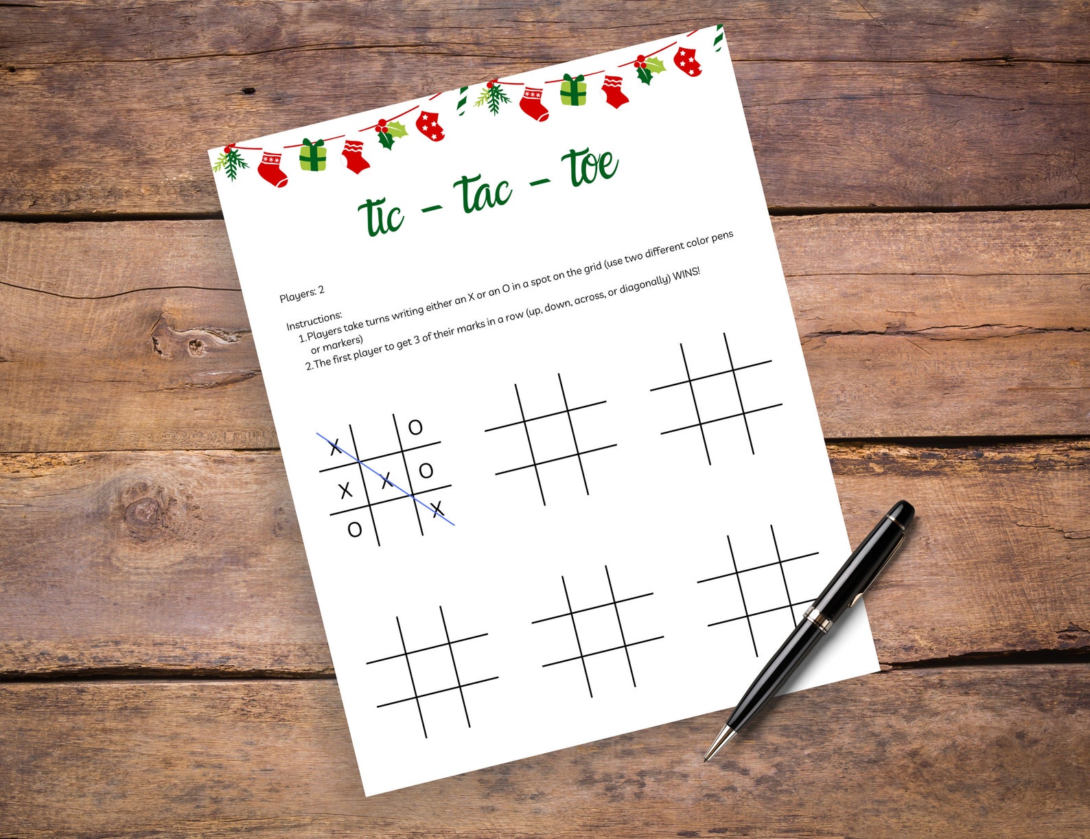 Christmas Games Printable, Games Bundle - Etsy