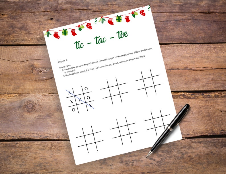 Christmas Games Printable, Games Bundle - Etsy