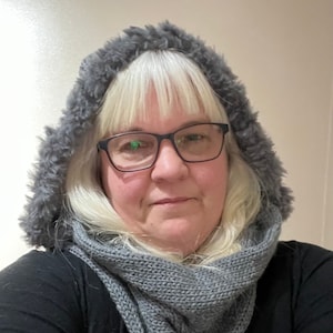 Hoodie Cowl scarf pattern Addi 22-46 / Sentro 22-48 Circular Knitting Machines