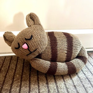 Door stopper cat pattern  Addi 46/22 / Sentro 48/22 Circular Knitting Machines