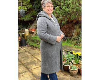 Cardigan Sizes 40-42’’ / 42-44’’ / 44-46’’chest Pattern Addi 22-46 / Sentro 22-48 Circular knitting machines