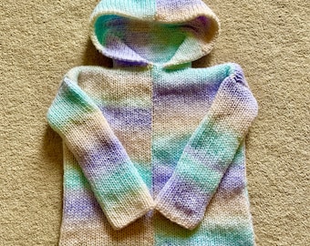 2-3 year Hoody Jumper Pattern Addi 22-46 / Sentro 22-48 circular Knitting Machines