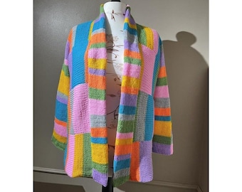 Cardigan 40 - 42'' Chest Pattern Addi 46 / Sentro 48 circular Knitting Machines
