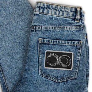 Embroidered patches- Ouroboros Issues- Funny Patch, Witchy Patch, Witchcraft