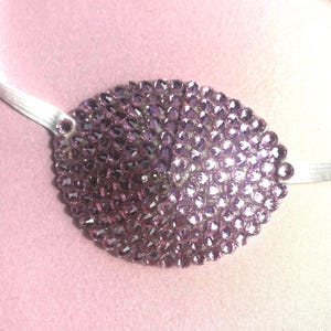 Sparkle Eye Patch Small Light Pink
