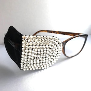 Over Glasses Sparkly Eye Patch Large