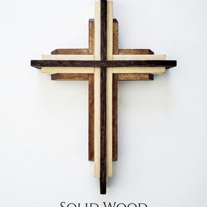 Wooden Wall Cross: Christian Home Decor